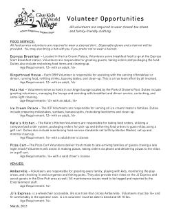GKTW Opportunity List