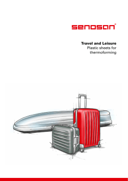 Brochure senosan&reg; for travel and leisure