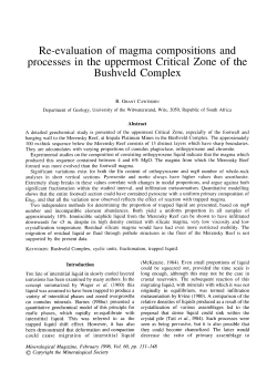 Re-evaluation of magma compositions and processes in the