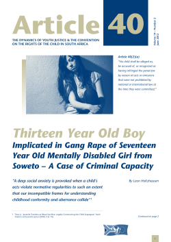 June 2012 - the Child Justice Alliance