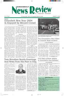 Greenbelt New Year 2004 Is Enjoyed by Record Crowd