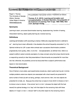 Synonyms Definitions Theoretical Background