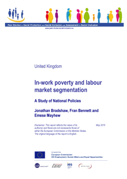 In-work poverty and labour market segmentation