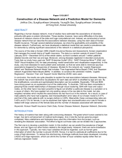 Construction of a Disease Network and a Prediction Model for