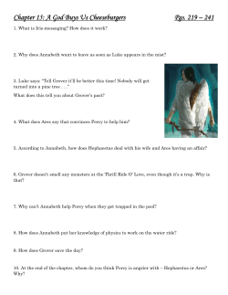 Chapter 15: A God Buys Us Cheeseburgers Pgs. 219 &ndash; 241