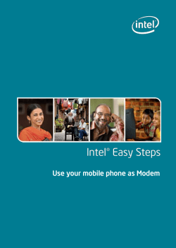 Use your mobile phone as Modem