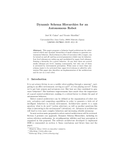 Dynamic Schema Hierarchies for an Autonomous Robot