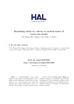 Branching ratios of -decay to excited states of even-even nuclei