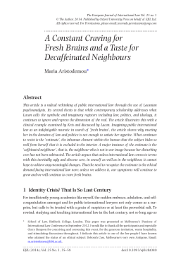A Constant Craving for Fresh Brains and a Taste