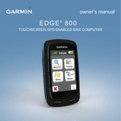 EDGE&reg; 800 - GPS City