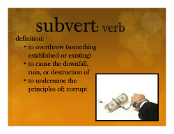 Subvert