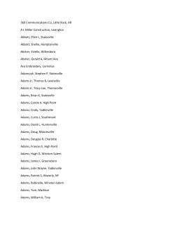 the list of the 2016 Unclaimed Capital Credits