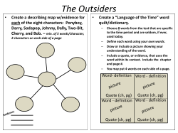 Character maps/Language of the Time maps