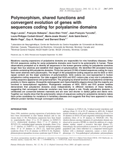 Polymorphism, shared functions and convergent evolution of genes