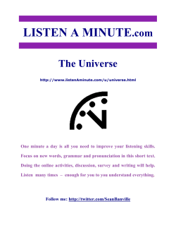 PDF - Listen A Minute