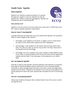 Syphilis