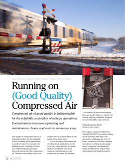 Running on (Good Quality) Compressed Air