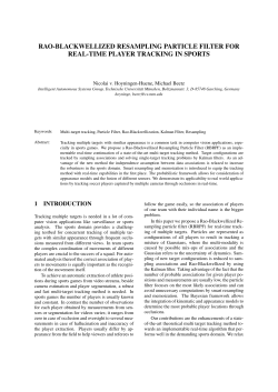 rao-blackwellized resampling particle filter for real
