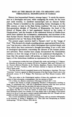 Man as the Image of God: Its Meaning and Theological Significance