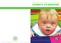 DOWN`S SYNDROME