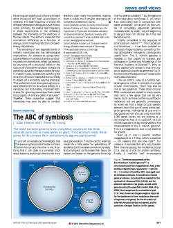 The ABC of symbiosis