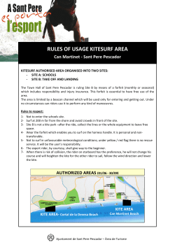rules of usage kitesurf area