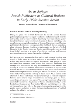 Art as Refuge - Heidelberg University Publishing