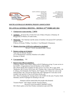 2016 AGM