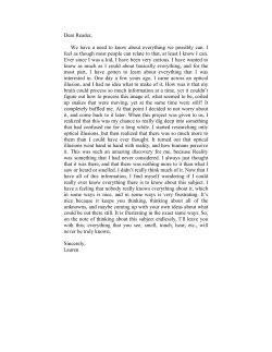 Final Paper - The Oxbow School