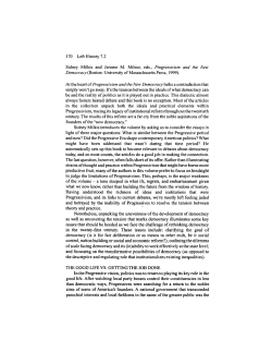 170 Left History 7.2 Sidney Milkis and Jerome M. Mileur, eds