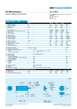 3,2 mNm DC-Micromotors