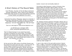A Short History of The Round Table