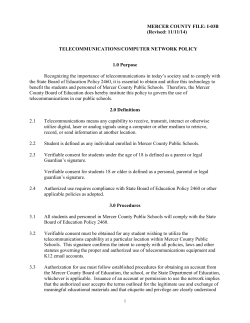 I-03B - Mercer County Schools