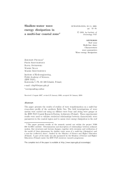 Shallow-water wave energy dissipation in a multi