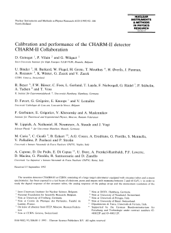 Calibration and performance of the CHARM-II detector CHARM