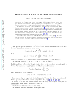 arXiv:math/0211408v1 [math.AG] 26 Nov 2002