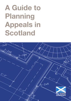 A Guide to Planning Appeals in Scotland