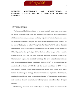 a comparative study of the ottoman and the safavid empires