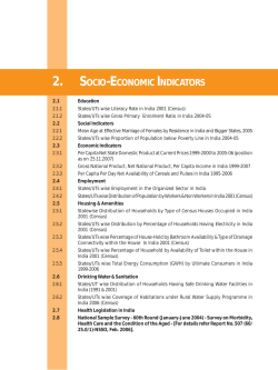 2. SOCIO-ECONOMIC INDICATORS