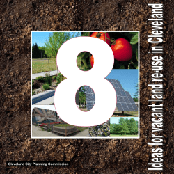 8 Ideas for Vacant Land Reuse in Cleveland