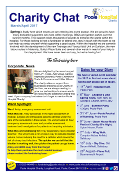 to view. - Poole Hospital Charity