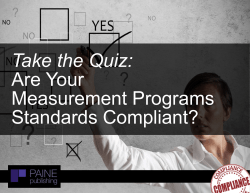 Take the Quiz: Are Your Measurement Programs