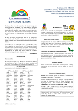 Newsletter 02DEC16