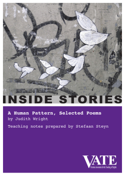 Judith_wright 2009 VATE Insights