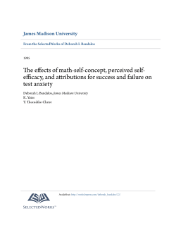 The effects of math-self-concept, perceived self