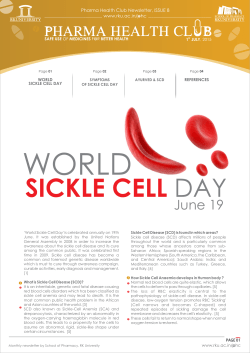 SICKLE CELL DAY