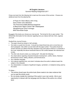 AP English Language and Literature