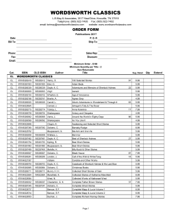Click Here - Wordsworth Classics