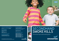 SECONDHAND SMOKE KILLS