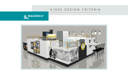 kiosk design criteria